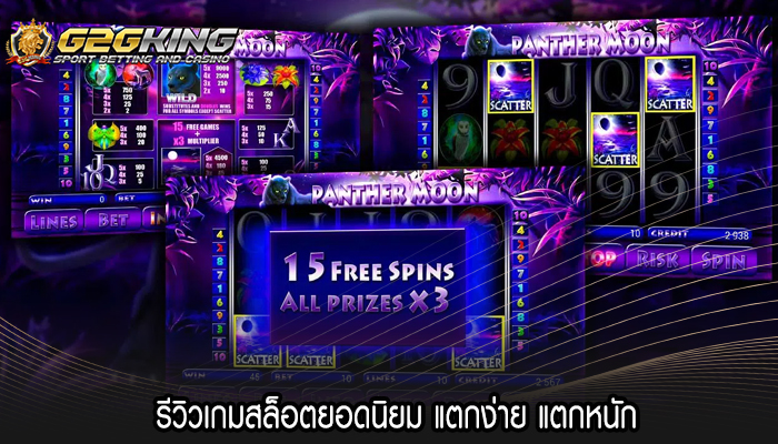 รีวิวเกมสล็อตยอดนิยม แตกง่าย แตกหนัก