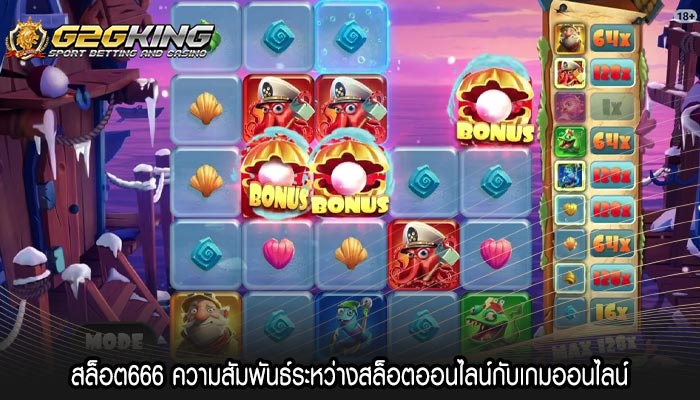 สล็อต666 ความสัมพันธ์ระหว่างสล็อตออนไลน์กับเกมออนไลน์