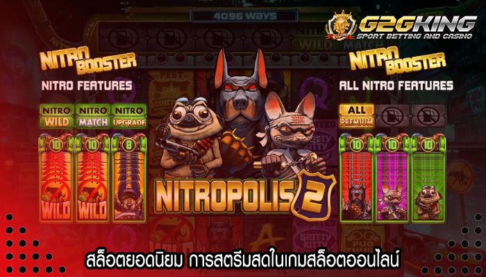 สล็อตยอดนิยม การสตรีมสดในเกมสล็อตออนไลน์