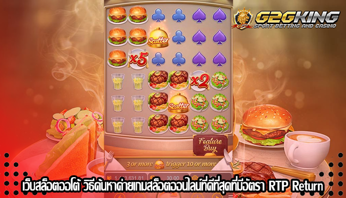 เว็บสล็อตออโต้ วิธีค้นหาค่ายเกมสล็อตออนไลน์ที่ดีที่สุดที่มีอัตรา RTP Return