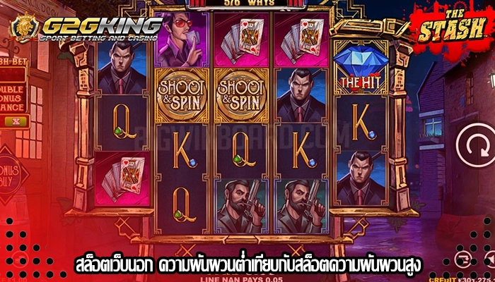 สล็อตเว็บนอก ความผันผวนต่ำเทียบกับสล็อตความผันผวนสูง
