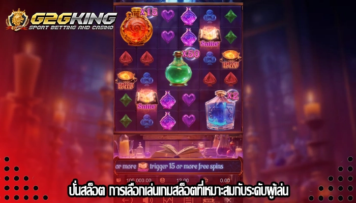 ปั่นสล็อต การเลือกเล่นเกมสล็อตที่เหมาะสมกับระดับผู้เล่น