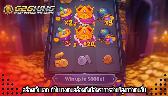 สล็อตเว็บนอก ทำไมบางเกมสล็อตถึงมีอัตราการจ่ายที่สูงกว่าเกมอื่น